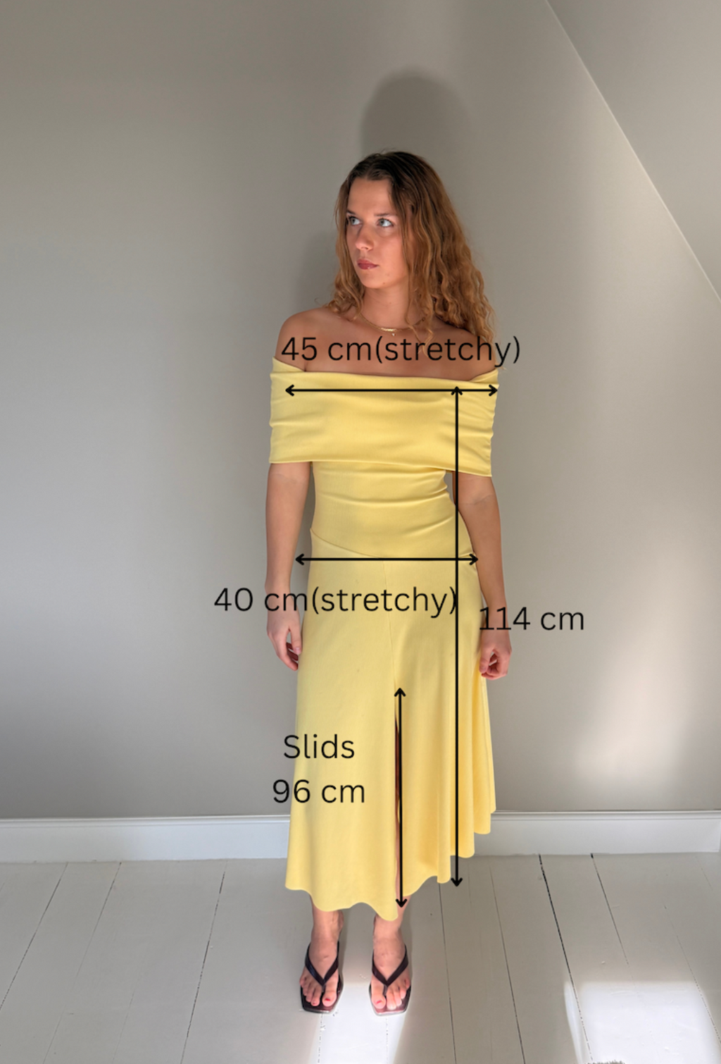 LAAGAM off shoulder dress - Str. S