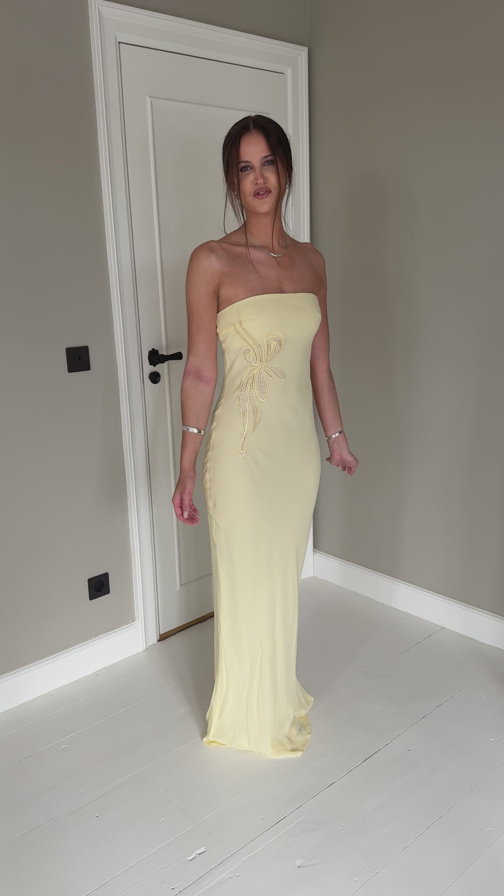 Venroy gul Strapless - Str. S
