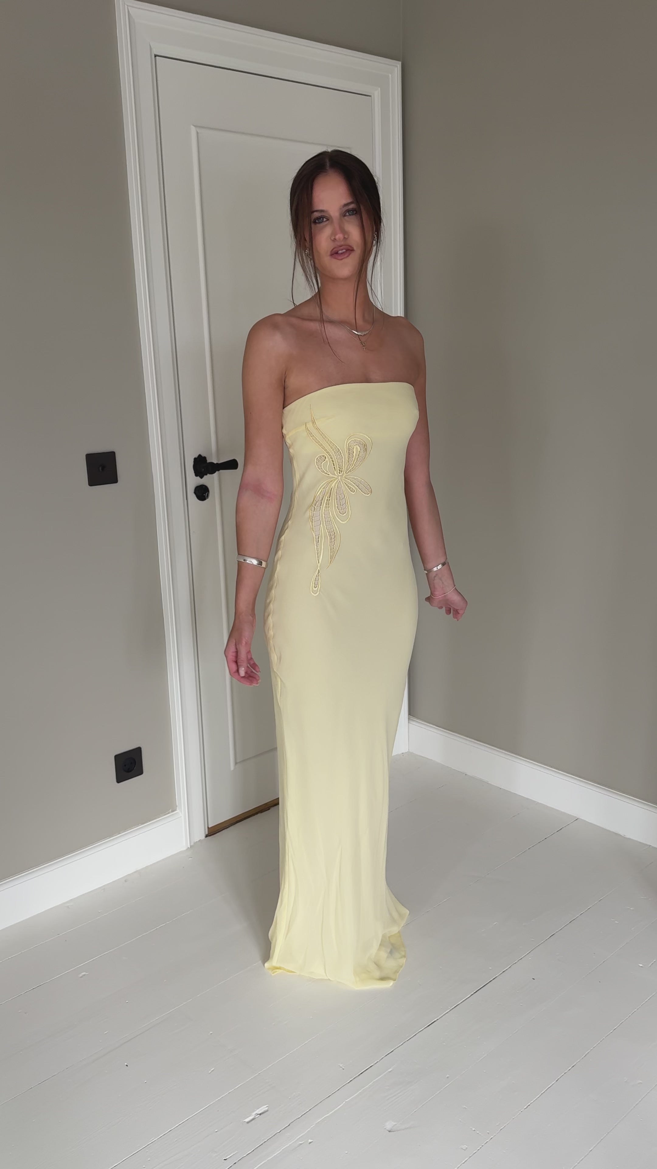Venroy gul Strapless - Str. S